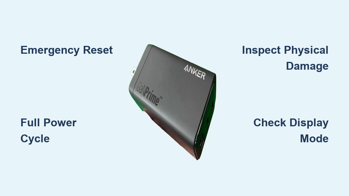 How to Fix Anker Prime Power Bank Screen Not Working