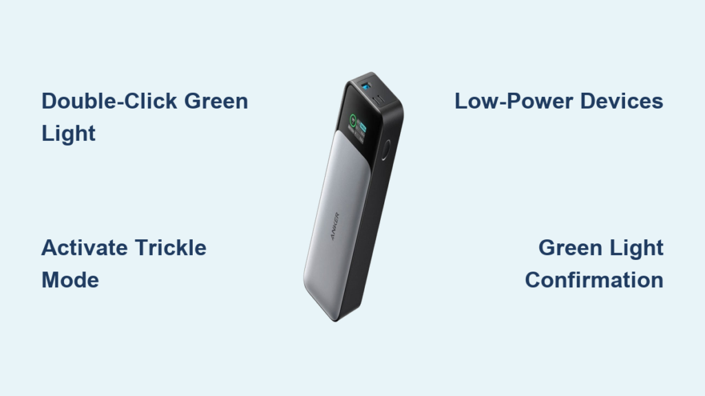 Anker Power Bank Green Light Double Click Fix